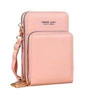 Women Crossbody Phone Purse Touch Screen Bag Rfid Blocking Wallet Shoulder Strap - Grey V528-PSMALLBAGGRCOLOUR-GREY85446