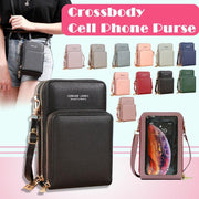 Women Crossbody Phone Purse Touch Screen Bag Rfid Blocking Wallet Shoulder Strap - Pink V528-PSMALLBAGPICOLOUR-PINK59804