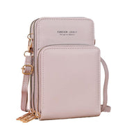 Women Crossbody Phone Purse Touch Screen Bag Rfid Blocking Wallet Shoulder Strap - Pink V528-PSMALLBAGPICOLOUR-PINK59804