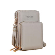 Women Crossbody Phone Purse Touch Screen Bag Rfid Blocking Wallet Shoulder Strap - Red V528-PSMALLBAGRECOLOUR-RED55244