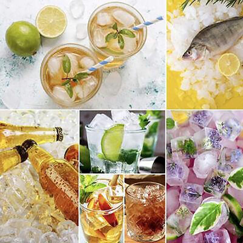 Large Ice Cube Tray Ball Maker Big Silicone Mold Sphere Whiskey Round Mould - Circular 4 grid V528-PSTYLE-CIRCULAR4GRID39635