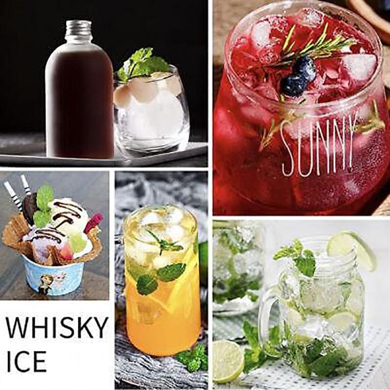 Large Ice Cube Tray Ball Maker Big Silicone Mold Sphere Whiskey Round Mould - Circular 6 grid V528-PSTYLE-CIRCULAR6GRID57744