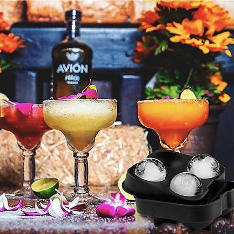 Large Ice Cube Tray Ball Maker Big Silicone Mold Sphere Whiskey Round Mould - Square 6 grid V528-PSTYLE-SQUARE6GRID86088
