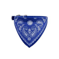 Adjustable Bandana Collar with Bell for Small Dogs and Cats Triangle Scarf Style - Blue V528-PUCOLLAR-BLUE-21756