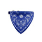 Adjustable Bandana Collar with Bell for Small Dogs and Cats Triangle Scarf Style - Blue V528-PUCOLLAR-BLUE-21756