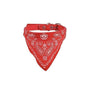 Adjustable Bandana Collar with Bell for Small Dogs and Cats Triangle Scarf Style - Red V528-PUCOLLAR-RED-75313
