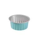 100Pcs Cake Tools Pudding Cake Aluminum Foil Baking Cups Cupcake Cup with Lids - 100pcs-Blue V528-PUDDING-CUP-100PCS-BLUE-656752