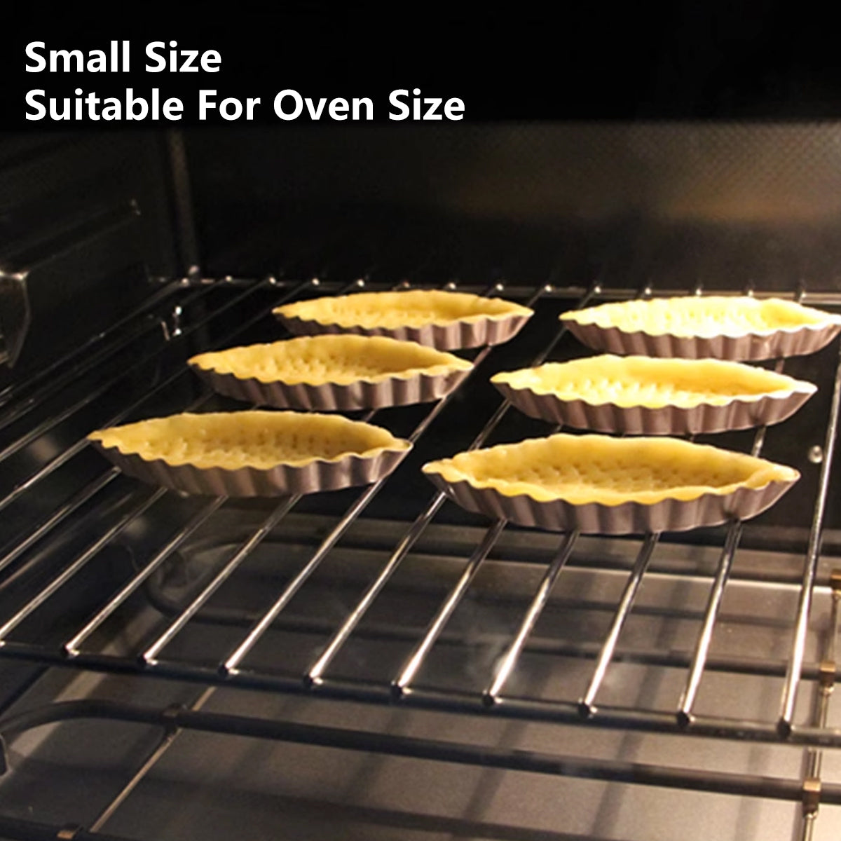 10PCS Baking Egg Tart Mould Cake Tins Set DIY Cups Sailing Boat Pie Mold Plate V528-PUDDING-CUP-C14-10PCS-204221