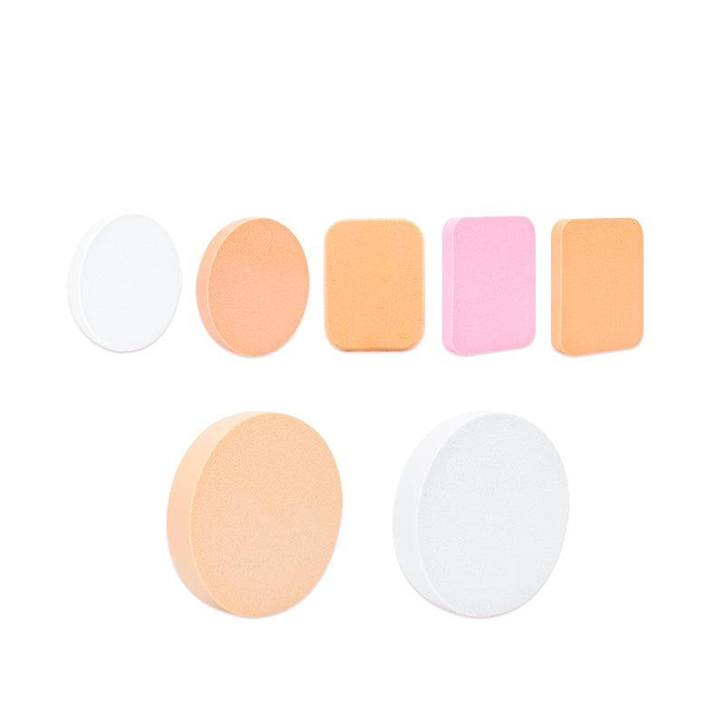 7PCS Puff Air-Cushion Makeup Sponge Smooth Puff Beauty Tools Wet Dry Dual Use V528-PUFF-7PCS-597214