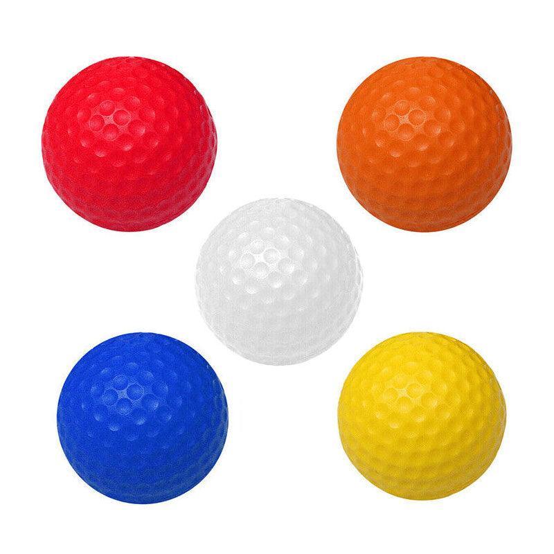 Indoor Outdoor Golf Training Foam Balls 12 Pack PU Soft Practice Accessories - Mixed V528-PUGOLF-12PCS-MIED-44063