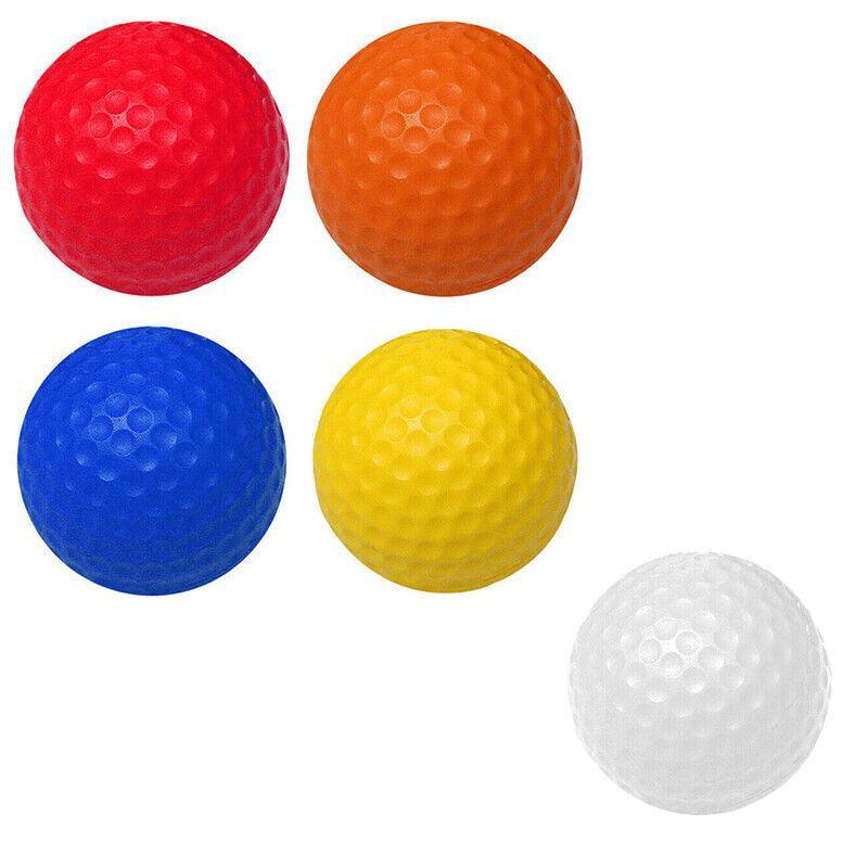 Indoor Outdoor Golf Training Foam Balls 12 Pack PU Soft Practice Accessories - Red V528-PUGOLF-12PCS-RED-89752