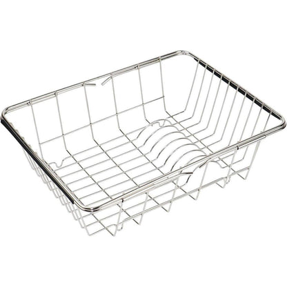 Stainless Steel Sink Draining Basket Telescopic Dish Rack Kitchen Storage Holder V528-PULL-BASKET-743025
