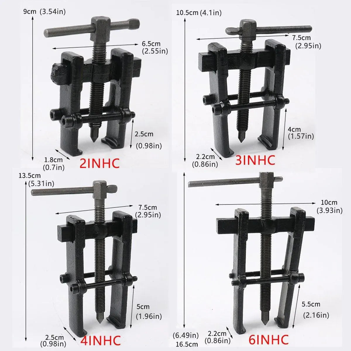 Small Wheel Bearing Puller Two Claws Dismantling Multifunctional Remover Tool - 4 inch V528-PULL-OUT-TOOL-4INCHES-818256