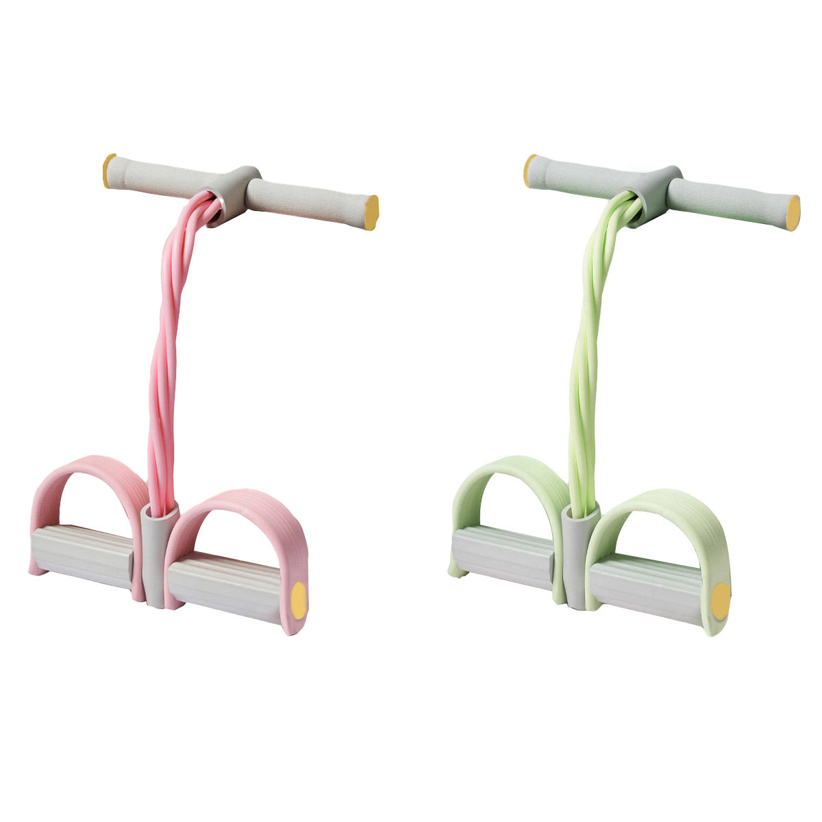 Multifunctional Foot Pedal Resistance Band Home Fitness Pulling Rope Exerciser - Green V528-PULLER-GREEN-219287