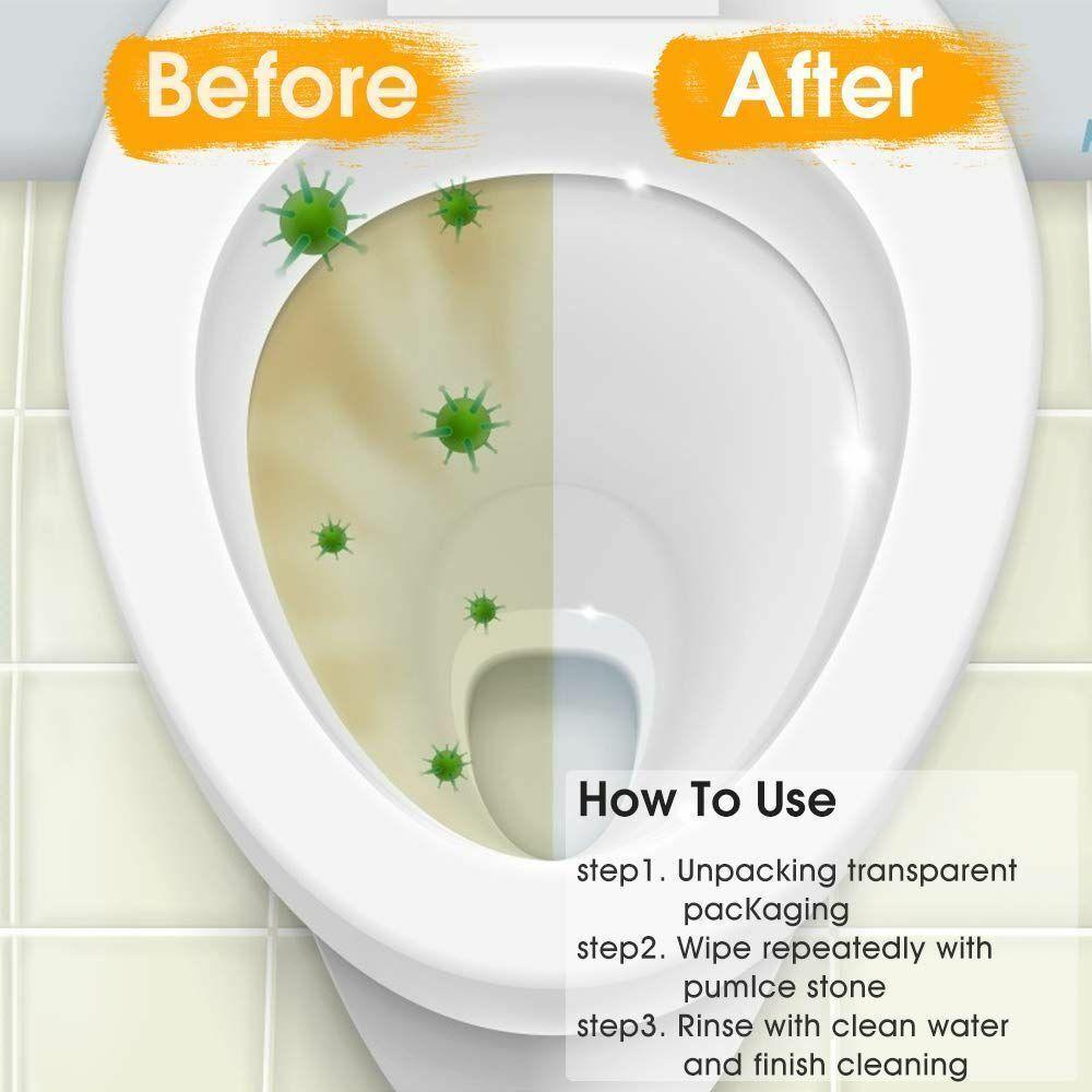 Pumice Stone Wand Tile Cleaning Stains Brush Cleaner Tool Toilet Bowl Bathtub V528-PUMICE-BRUSH-2PCS-412909