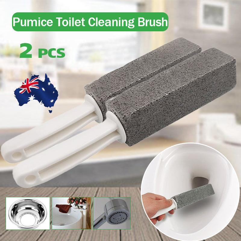 2X Toilet Bowl Brush Cleaning Pumice Stone Stains Bathtub Wand Tile Cleaner Tool V528-PUMICETOILETBOWL-2PCS-846190