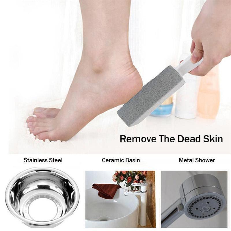 2X Toilet Bowl Brush Cleaning Pumice Stone Stains Bathtub Wand Tile Cleaner Tool V528-PUMICETOILETBOWL-2PCS-846190
