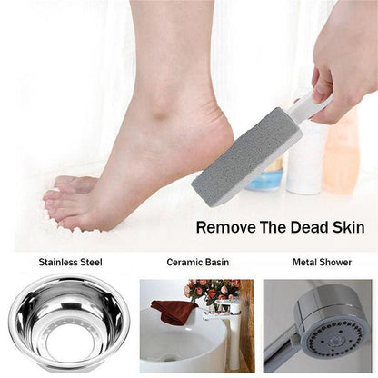 2X Toilet Bowl Brush Cleaning Pumice Stone Stains Bathtub Wand Tile Cleaner Tool V528-PUMICETOILETBOWL-2PCS-846190
