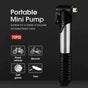 Aluminium Mini Bicycle Air Pump Bike Hand Ball Inflator Portable Cycling Tyre V528-PUMP-BLACK-462292