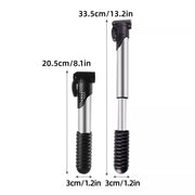 Aluminium Mini Bicycle Air Pump Bike Hand Ball Inflator Portable Cycling Tyre V528-PUMP-BLACK-462292