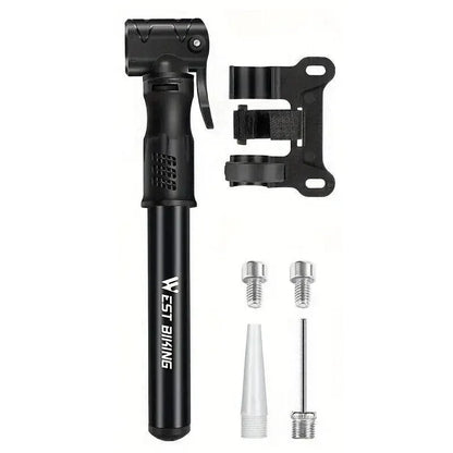 Portable Bicycle Pump Mini Inflatable Tube Pump Tire Inflator for Bike Cycling - Black V528-PUMP-BLACK-636015