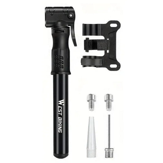 Portable Bicycle Pump Mini Inflatable Tube Pump Tire Inflator for Bike Cycling - Black V528-PUMP-BLACK-636015