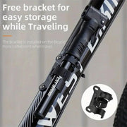 Portable Bicycle Pump Mini Inflatable Tube Pump Tire Inflator for Bike Cycling - Black V528-PUMP-BLACK-636015