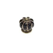 Pumpkin Ceramic Vintage Door Knobs Cabinet Drawer Cupboard Kitchen Pull Handle V528-PUMPKIN-BLACK-35780