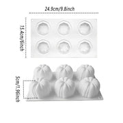 Halloween Silicone Chocolate Cake Mold Pumpkin Mold Baking DIY Handmade Soap V528-PUMPKIN-MOLD-6-288650