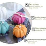 Halloween Silicone Chocolate Cake Mold Pumpkin Mold Baking DIY Handmade Soap V528-PUMPKIN-MOLD-6-288650