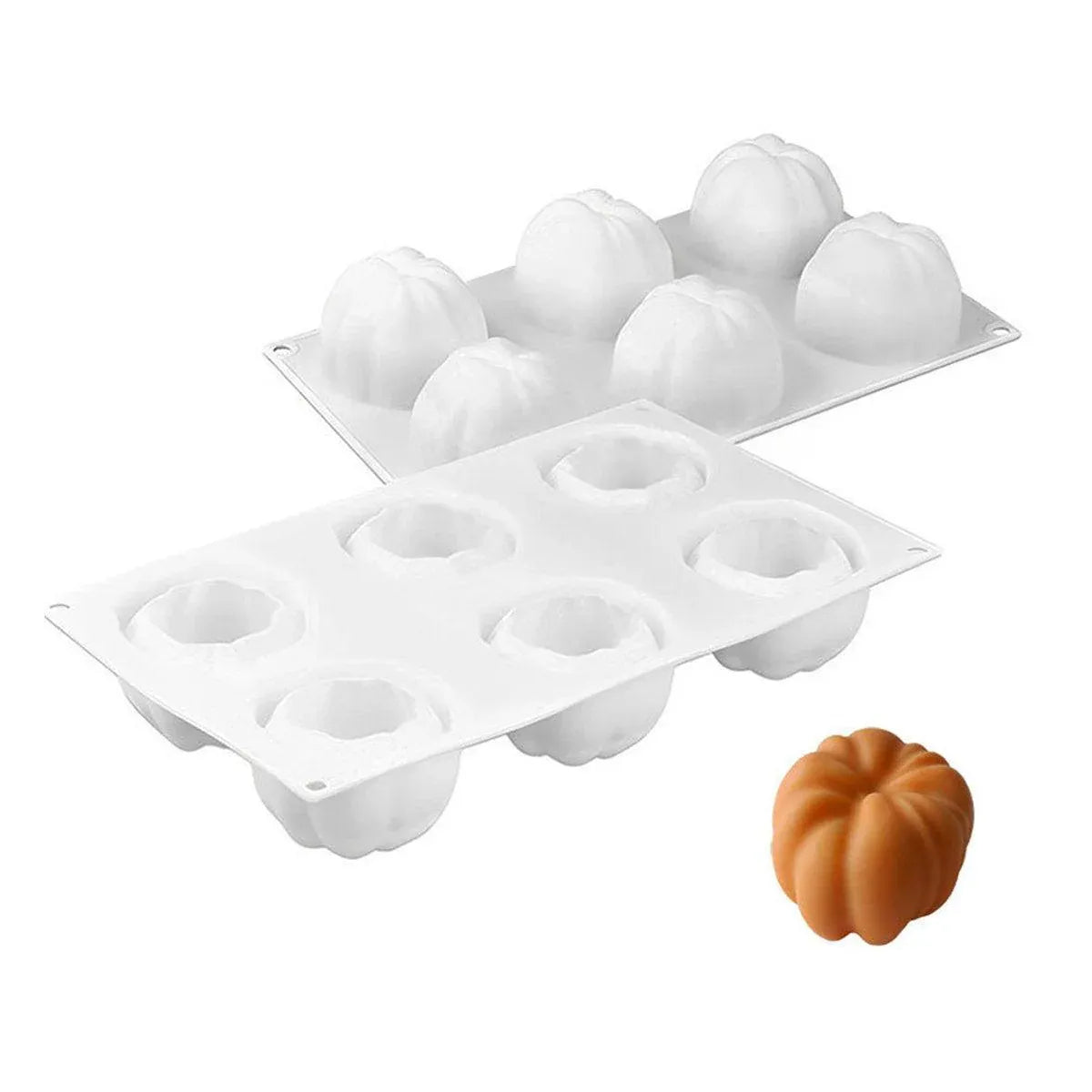 Halloween Silicone Chocolate Cake Mold Pumpkin Mold Baking DIY Handmade Soap V528-PUMPKIN-MOLD-6-288650