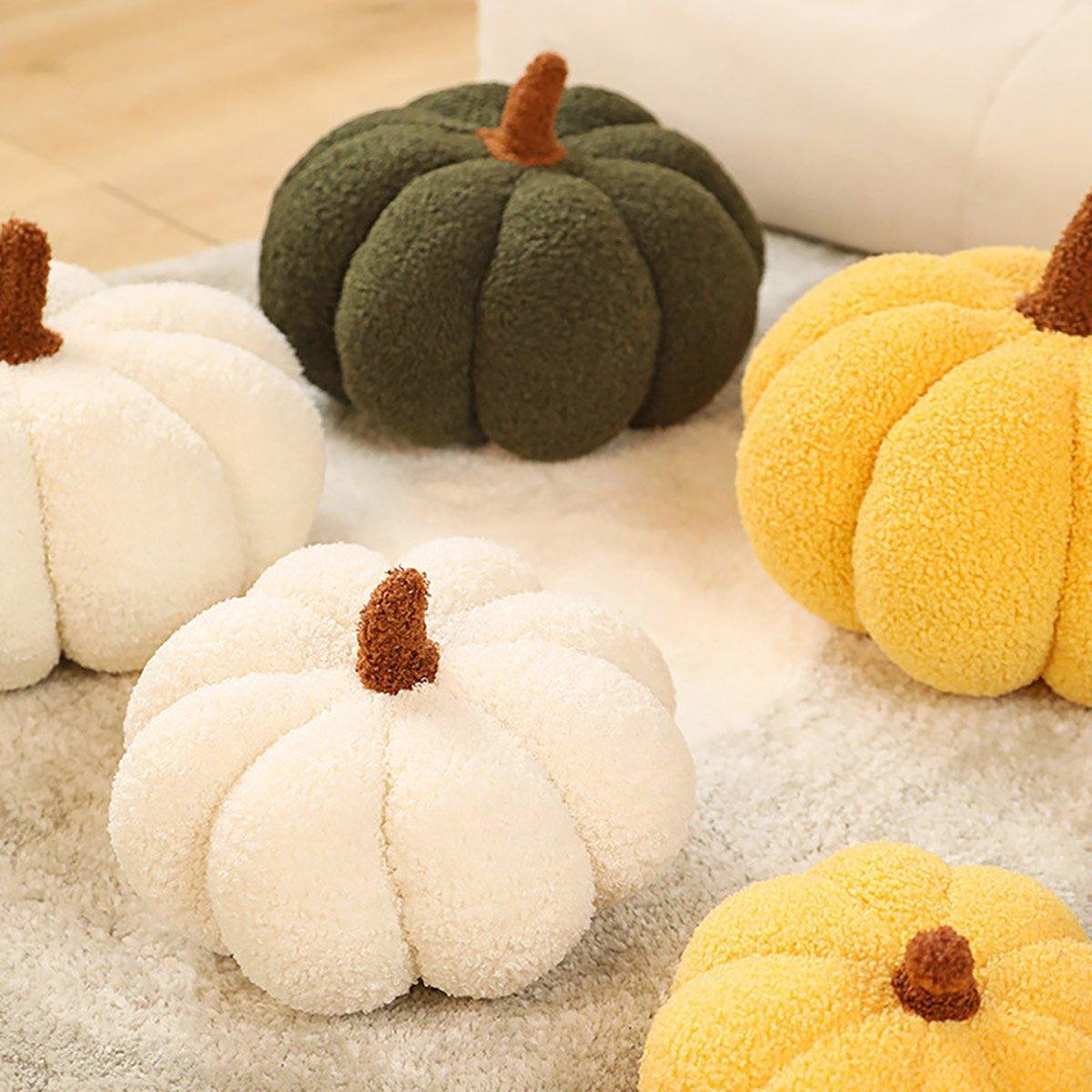 Soft Plush Pumpkin Pillow Cushion Sofa Living Room Bay Window Decor Indoor Toy - Red V528-PUMPKIN-RED-312657