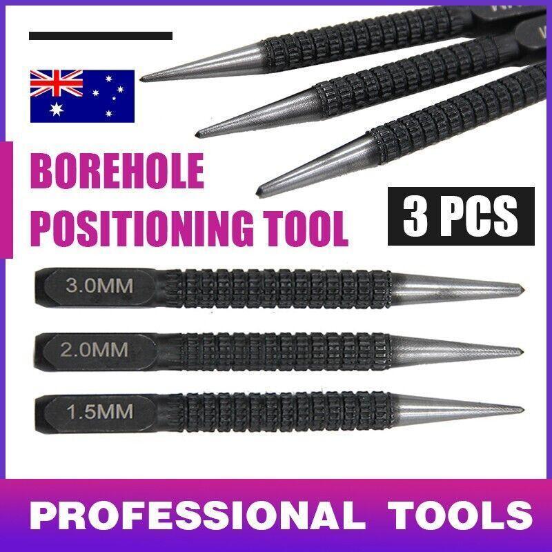 Nail Centre Punch Set 3PCS Round Head Wood Metal Super Impact Resistance V528-PUNCHSET-3PCS-865214