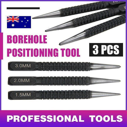 Nail Centre Punch Set 3PCS Round Head Wood Metal Super Impact Resistance V528-PUNCHSET-3PCS-865214
