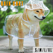 Puppy Waterproof Pet Dog Raincoat Jacket Clothes Vest Rain Coat Outdoor Hoodies White - M V528-PUPPYRAINCOAT-WHITE-M