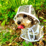 Puppy Waterproof Pet Dog Raincoat Jacket Clothes Vest Rain Coat Outdoor Hoodies White - M V528-PUPPYRAINCOAT-WHITE-M