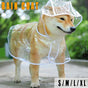 Puppy Waterproof Pet Dog Raincoat Jacket Clothes Vest Rain Coat Outdoor Hoodies White - XL V528-PUPPYRAINCOAT-WHITE-XL