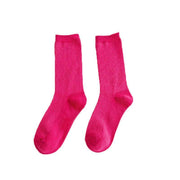 Olid Pure Colour Formal Socks Cotton Fashion Casual Breathable Crew Socks - Orange 1 Pair V528-PURECOLORSOCKS-ORANGE-1PAIR-277333