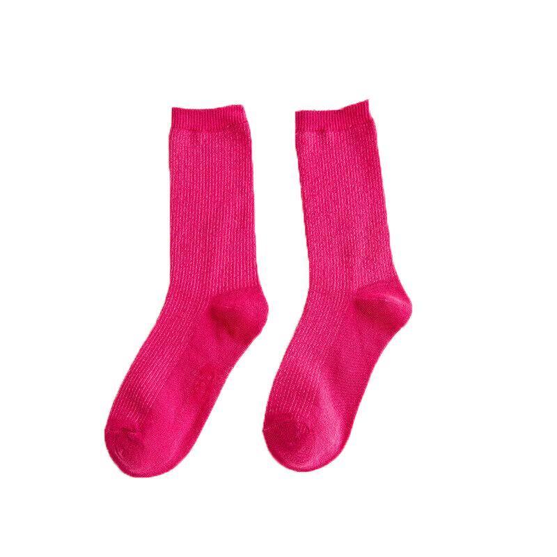 Olid Pure Colour Formal Socks Cotton Fashion Casual Breathable Crew Socks - Blue 1 Pair V528-PURECOSOCKS-ROYALBLUE-1PAIR-924109