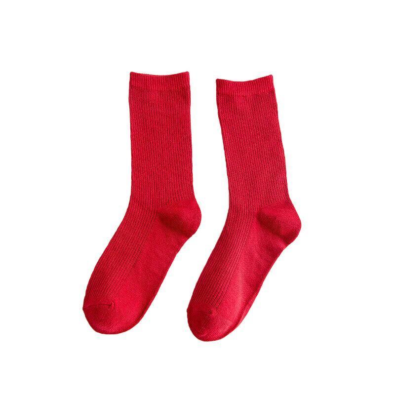 Olid Pure Colour Formal Socks Cotton Fashion Casual Breathable Crew Socks - Blue 1 Pair V528-PURECOSOCKS-ROYALBLUE-1PAIR-924109