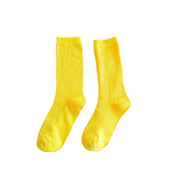 Olid Pure Colour Formal Socks Cotton Fashion Casual Breathable Crew Socks - Blue 1 Pair V528-PURECOSOCKS-ROYALBLUE-1PAIR-924109