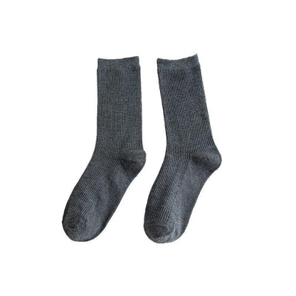 Olid Pure Colour Formal Socks Cotton Fashion Casual Breathable Crew Socks - Blue 2 Pairs V528-PURECOSOCKS-ROYALBLUE-2PAIRS-836958