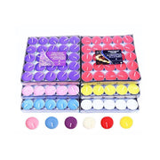 Tealight Candles 10 or 50 Pack Unscented Long Burning for Wedding Party Decor - Purple- 2 Hours10PCS V528-PURPLE-2HOURS10PCS75385