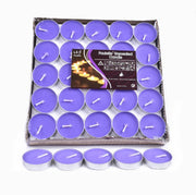 Tealight Candles 10 or 50 Pack Unscented Long Burning for Wedding Party Decor - Purple- 2 Hours10PCS V528-PURPLE-2HOURS10PCS75385