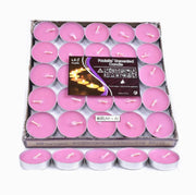 Tealight Candles 10 or 50 Pack Unscented Long Burning for Wedding Party Decor - Purple- 2 Hours10PCS V528-PURPLE-2HOURS10PCS75385