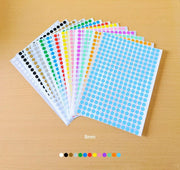 Purple Assorted Sizes Colour Sticker Dots Adhesive Round Labels Circular Spot Scrapbook - 50mm*8 Dots V528-PURPLE50MM-8DOTS59700