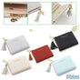 Ladies Short Wallet Small Leather Purse Folding Card Holder Coin Pocket Tassel Design - Red V528-PURSE-RED-6014899