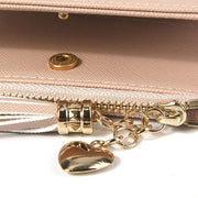 Ladies Short Wallet Small Leather Purse Folding Card Holder Coin Pocket Tassel Design - Red V528-PURSE-RED-6014899