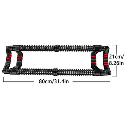 Arm Trainer Pull Press Bar 100kg Resistance Chest Abdomen Home Fitness Equipment V528-PUSH-BAR-BLACK-GZSX-685442