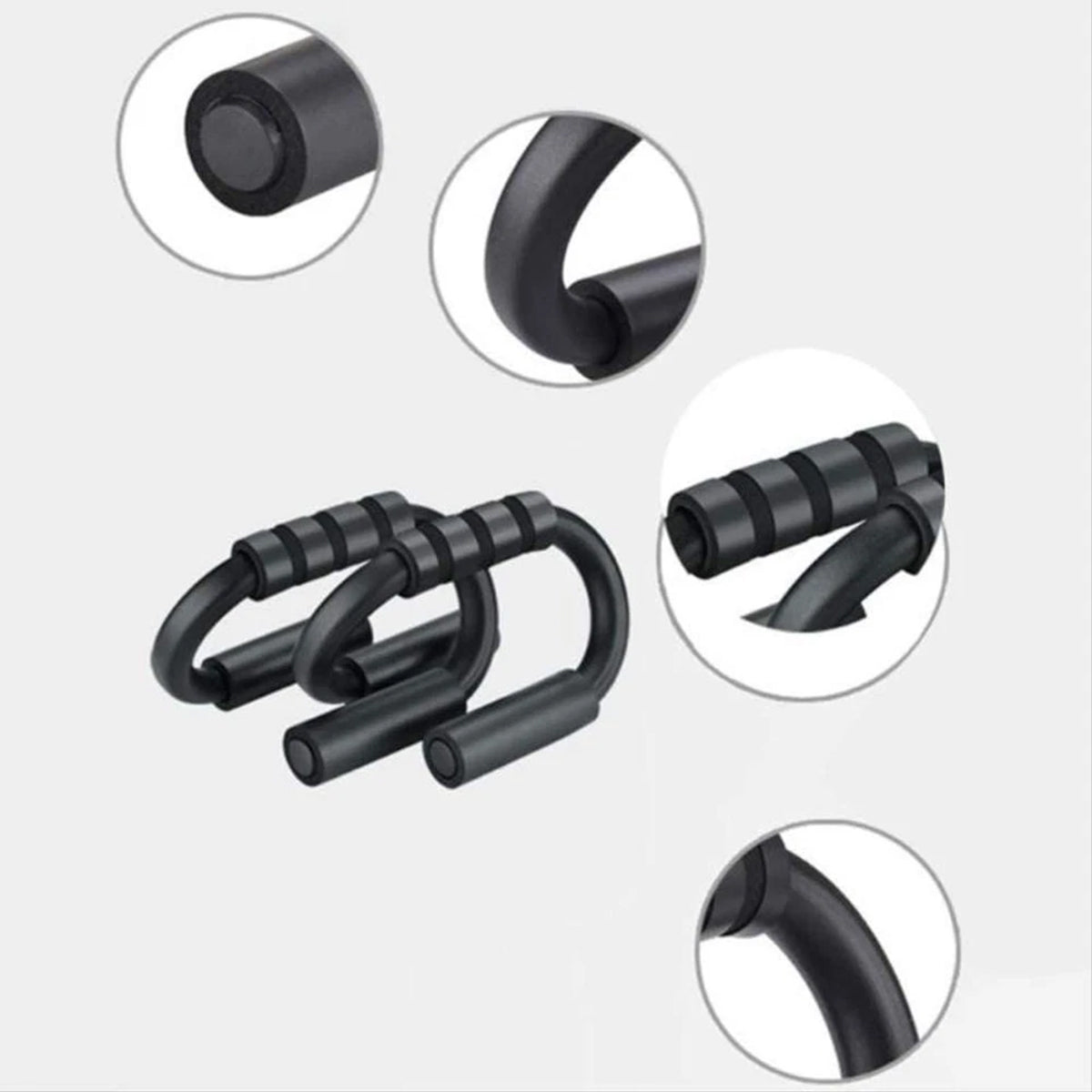 Push Up Bar Stand S Shape Home Workout Arm Chest Trainer Indoor Fitness Tool V528-PUSH-UP-789259